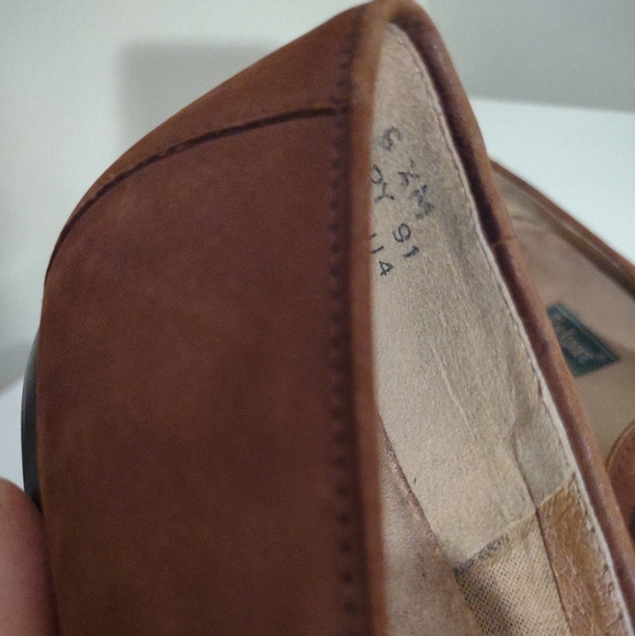 Rockport Womens Suede Brown Slip on Dress Shoe Flats Size 6.5 - Picture 10 of 13